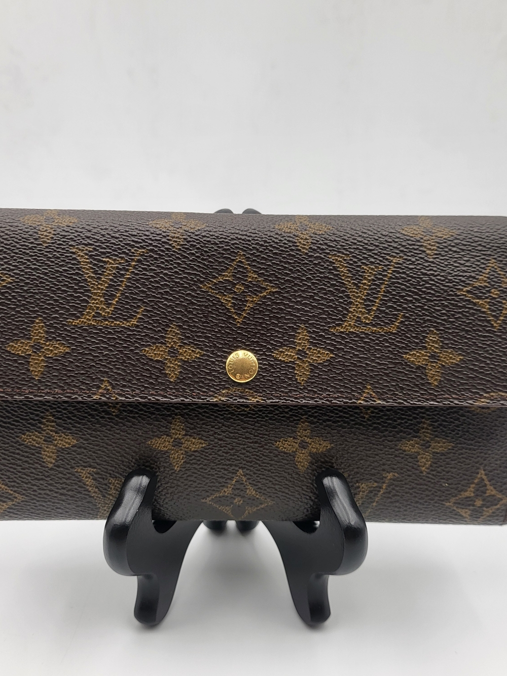 LOUIS VUITTON Monogram Sarah Long Wallet, Authentic..France 1999..